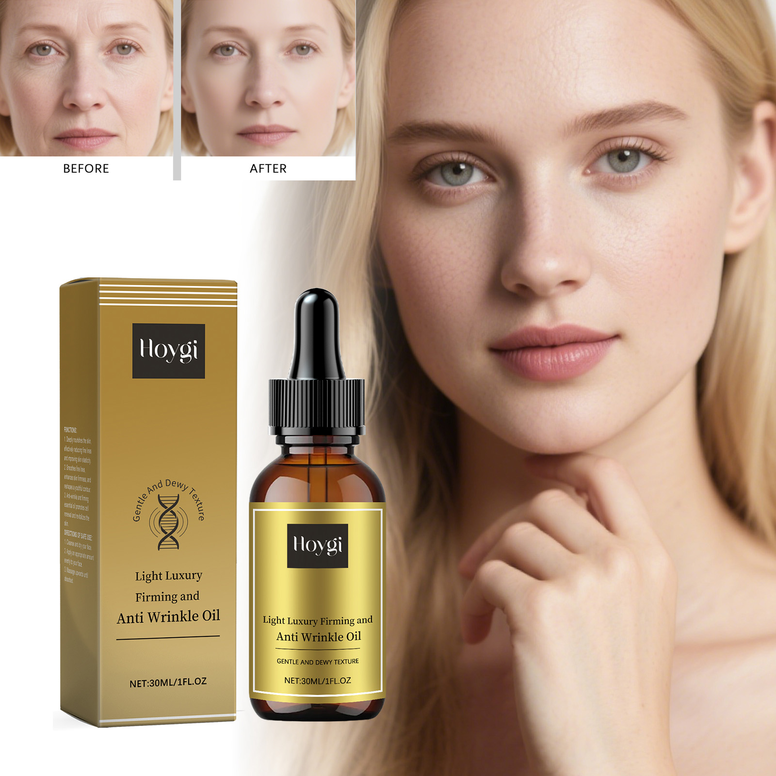 Aceite reafirmante para el cui - Luxury Skincare Serum reseña y precio